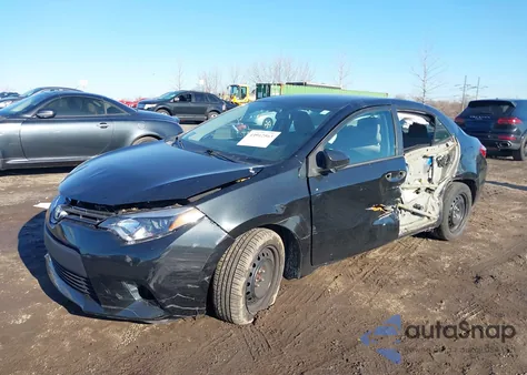 2015 Toyota Corolla Le z USA, uszkodzony, nr VIN 2T1BURHE3FC431951